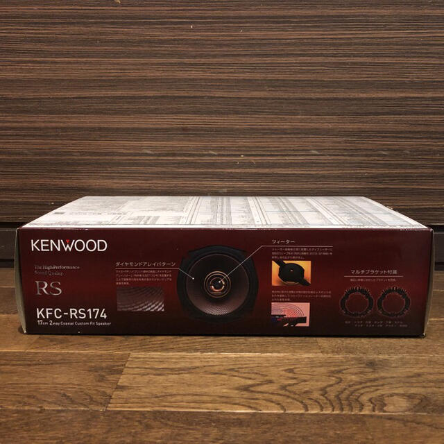 KENWOOD(ケンウッド)の新品 Kenwood 2020年モデル スピーカー KFC-RS174  自動車/バイクの自動車(カーオーディオ)の商品写真