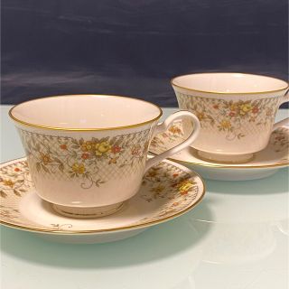 ノリタケ(Noritake)のノリタケ カップ&ソーサー　２客(食器)