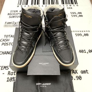 サンローラン(Saint Laurent)の［中古］SANT LAURENT ハイトップスニーカー 28cm(スニーカー)