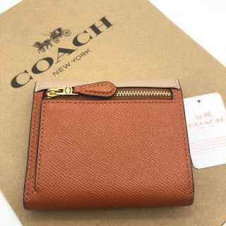 【COACH☆新品】完売品！入手困難！カラーブロック！トープ ジンジャー マルチ