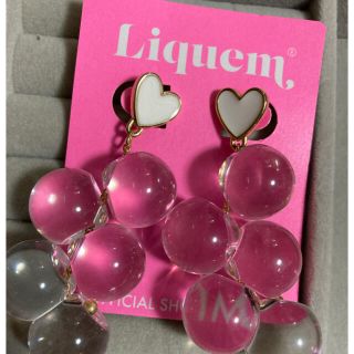 liquem ピアス　ハートシロップフィズ(ピアス)