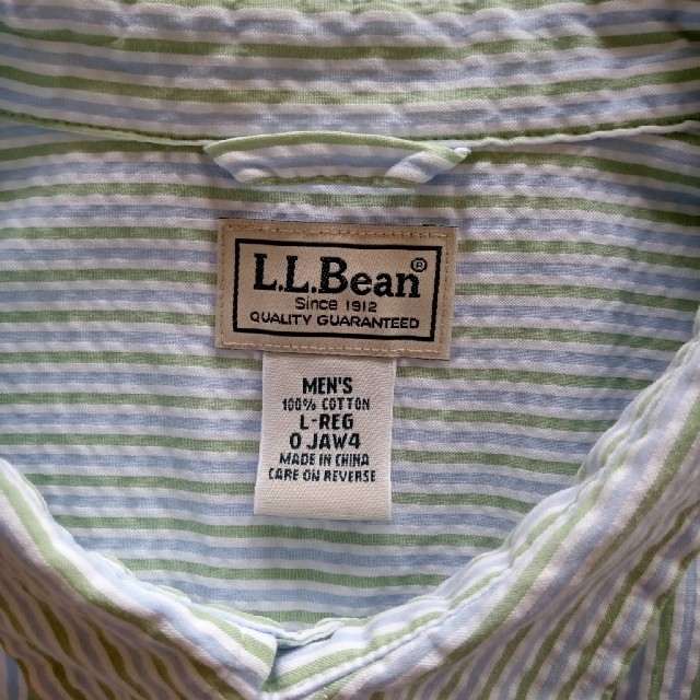 L.L.Bean(エルエルビーン)のサッカー生地　半袖シャツ　エルエルビーン メンズのトップス(シャツ)の商品写真