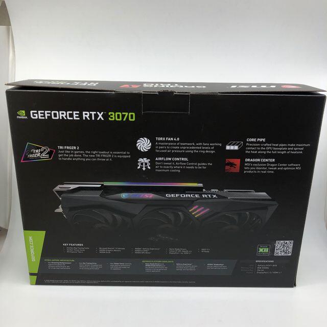 GEFORCE RTX 3070 MSI GDDR6 8GB グラフィック スマホ/家電/カメラのPC/タブレット(PCパーツ)の商品写真
