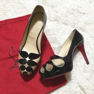 クリスチャンルブタン(Christian Louboutin)のルブタン♡エナメルメッシュデザインパンプス(ハイヒール/パンプス)