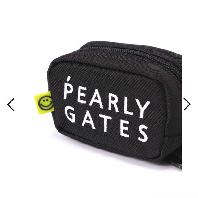 PEARLY GATES(パーリーゲイツ)のパーリーゲイツ　限定ボールポーチ　ブラック スポーツ/アウトドアのゴルフ(その他)の商品写真