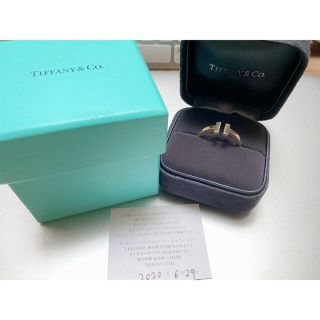 ティファニー(Tiffany & Co.)の【正規店購入】ティファニー スクエアリング 18kゴールド 20.21号(リング(指輪))