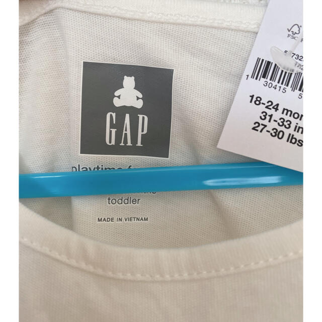 GAP(ギャップ)の新品＊gap トップス　チュニック  ノースリーブ　ベビー　女の子　90 キッズ/ベビー/マタニティのキッズ服女の子用(90cm~)(Tシャツ/カットソー)の商品写真