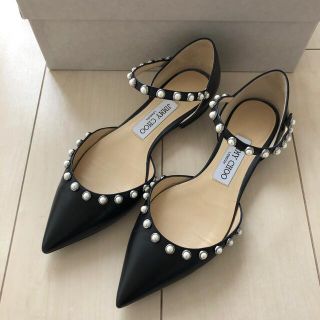 ジミーチュウ(JIMMY CHOO)のクーポン期間値下★JIMMY CHOO★LEEMA フラットシューズ 36(ハイヒール/パンプス)