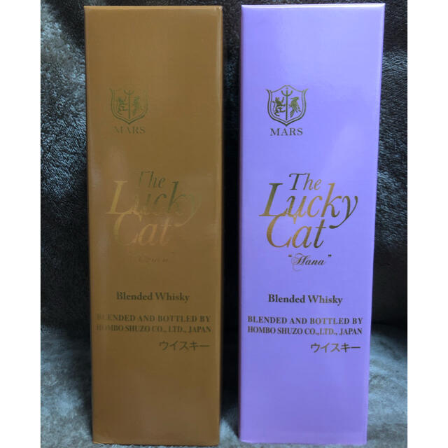 ウイスキー マルス ラッキーキャット 2本セット アウトレット超高品質