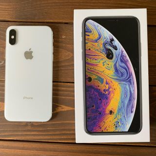 最終値下げ☆SIMフリー☆iPhone xs 64GB シルバーdocomo(スマートフォン本体)