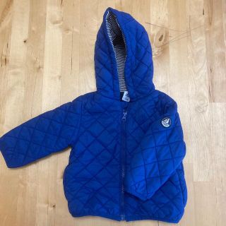 プチバトー(PETIT BATEAU)の【お値下げ中！】プチバトー　ベビー　男の子　ダウン　コート　アウター(ジャケット/コート)