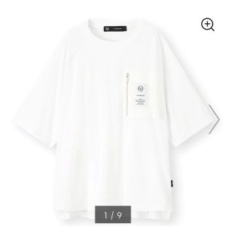 ジーユー(GU)のGU X UNDER COVER  スーパービッグ ジップ ポケット Tシャツ(Tシャツ/カットソー(半袖/袖なし))