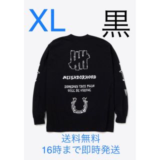 アンディフィーテッド(UNDEFEATED)のアンディフィーテッド ネイバーフッド  L/S TEE 黒 XL(Tシャツ/カットソー(七分/長袖))