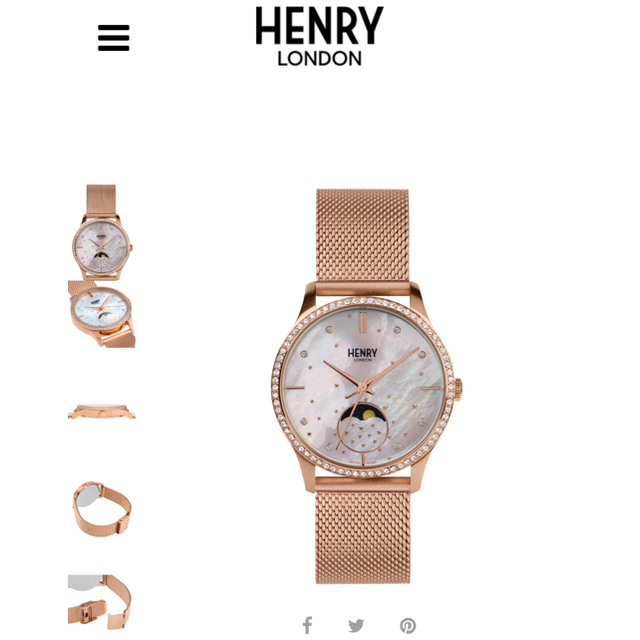 Daniel Wellington(ダニエルウェリントン)のHENRYLONDON レディースのファッション小物(腕時計)の商品写真