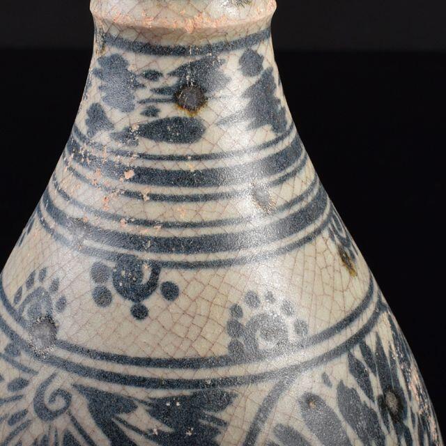 タイ古陶磁 スンコロク 宋胡録 玉壷春瓶 鳥形水注 N R3481 タイ古陶磁 スンコロク 宋胡録 玉壷春瓶 鳥形水注 N R3481