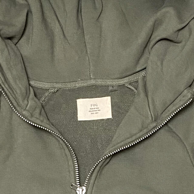 ［］ESSENTIALS Half-Zip Hoodie L