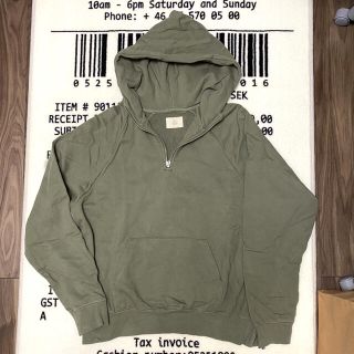 フィアオブゴッド(FEAR OF GOD)の［中古］ESSENTIALS Half-Zip Hoodie L(パーカー)