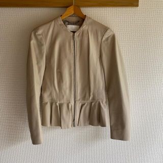 ヒューゴボス(HUGO BOSS)の(美品) ヒューゴボス　HUGO BOSS レザージャケット　34(レザージャケット)