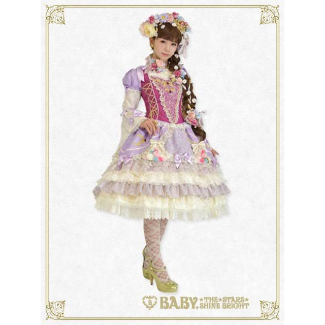 BABY,THE STARS SHINE BRIGHT - Princess Rapunzel Dolly ワンピース