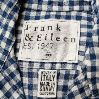 フランクアンドアイリーン(Frank&Eileen)の美品♡フランク＆アイリーン Frank&Eileen 麻 リネン XXS(シャツ/ブラウス(長袖/七分))