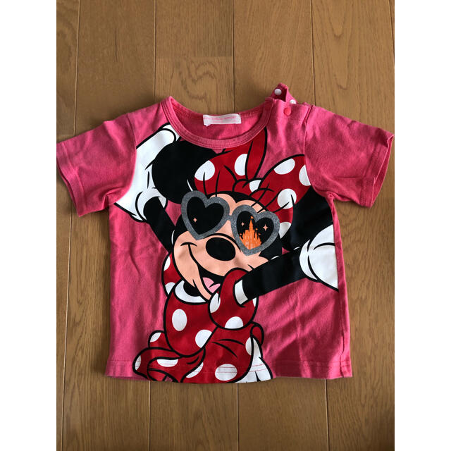 Disney(ディズニー)の90センチ　女の子　ディズニーTシャツ キッズ/ベビー/マタニティのキッズ服女の子用(90cm~)(Tシャツ/カットソー)の商品写真