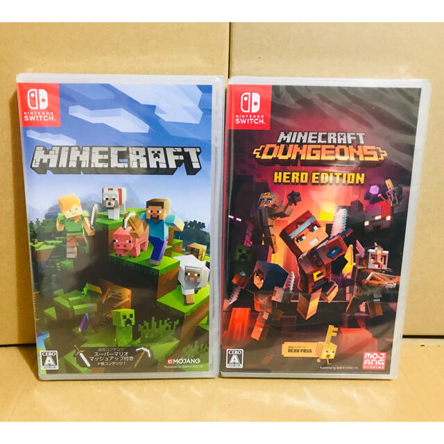 Nintendo Switch 2台 マインクラフト マインクラフト ダンジョンズ ヒーローエディションの通販 By Doaem S Shop ニンテンドースイッチならラクマ Nintendo Switch 2台 マインクラフト マインクラフト ダンジョンズ ヒーローエディションの通販 By Doaem S Shop ニンテンドースイッチならラクマ