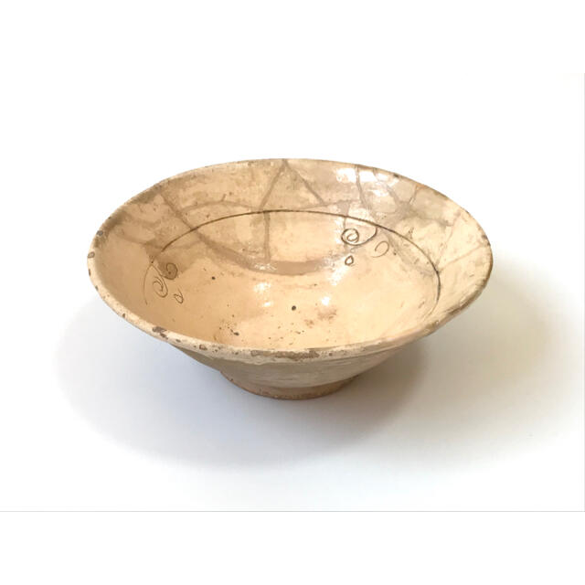骨董 古代 羅馬 ローマ ビザンチン古陶磁 刻文鉢 - 工芸品