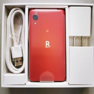 ラクテン(Rakuten)のRakuten Miniクリムゾンレッド(スマートフォン本体)