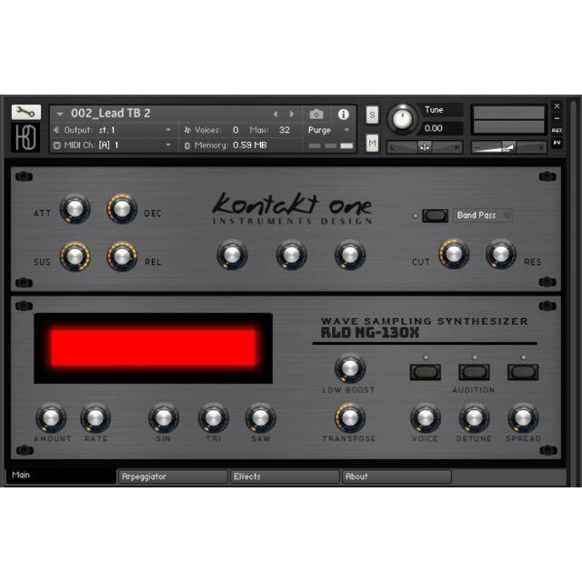 【#KONTAKT音源】グルーブ系マシーン音源 全音色収録 GUIV4 楽器のDTM/DAW(ソフトウェア音源)の商品写真
