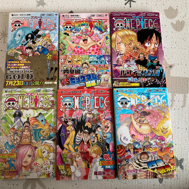 ＯＮＥ　ＰＩＥＣＥ 6冊セット（82巻　83巻　84巻　85巻　86巻　87巻 | フリマアプリ ラクマ