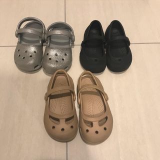 クロックス(crocs)のクロックス　女の子　C7 (サンダル)