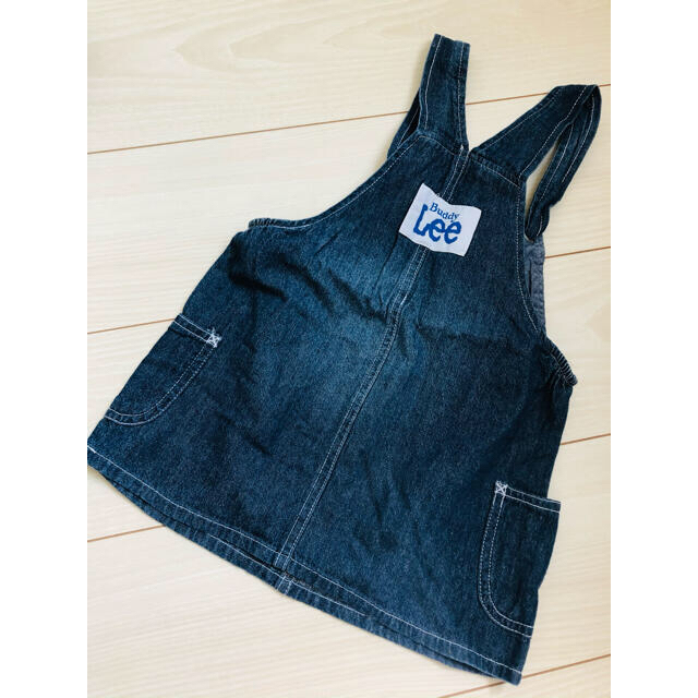 Buddy Lee(バディーリー)のデニムスカート　オーバーオール　スカート　Buddy LEE 90cm 女児 キッズ/ベビー/マタニティのキッズ服女の子用(90cm~)(その他)の商品写真