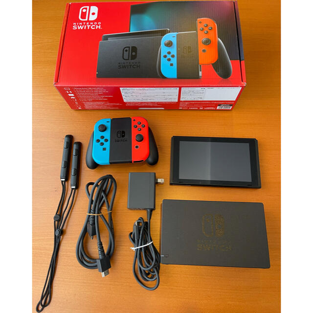 通販超激安 Nintendo Switch - 新型 nintendo switch ネオンブルー ...
