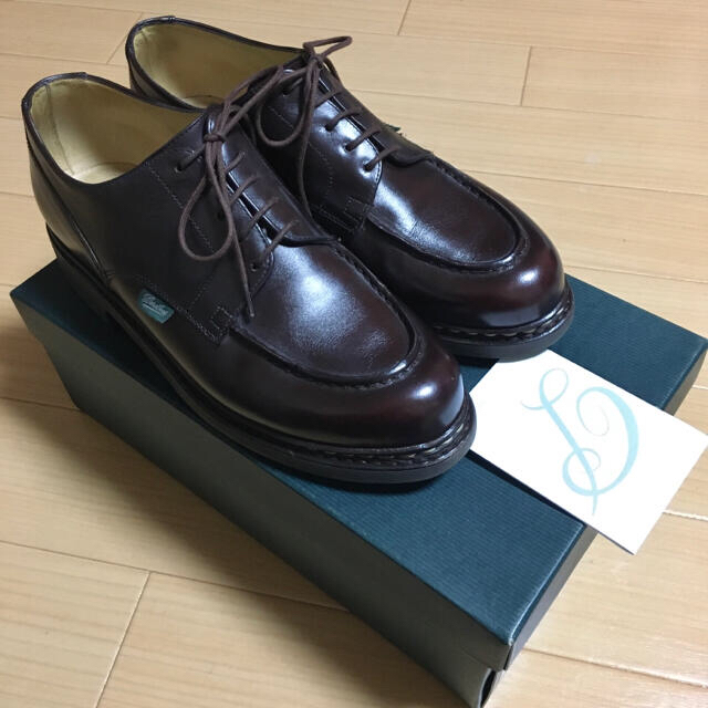 Paraboot(パラブーツ)の［美品］パラブーツ　シャンボート　リスカフェ　サイズ 7 メンズの靴/シューズ(ドレス/ビジネス)の商品写真