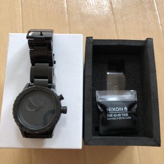 ニクソン(NIXON)の腕時計　42-20 TIDE ニクソン　オールブラック　チタン(腕時計)