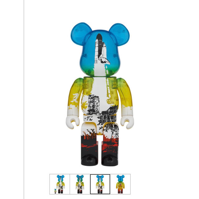 MEDICOM TOY(メディコムトイ)のSPACE SHUTTLE BE@RBRICK 100%&400% エンタメ/ホビーのフィギュア(その他)の商品写真