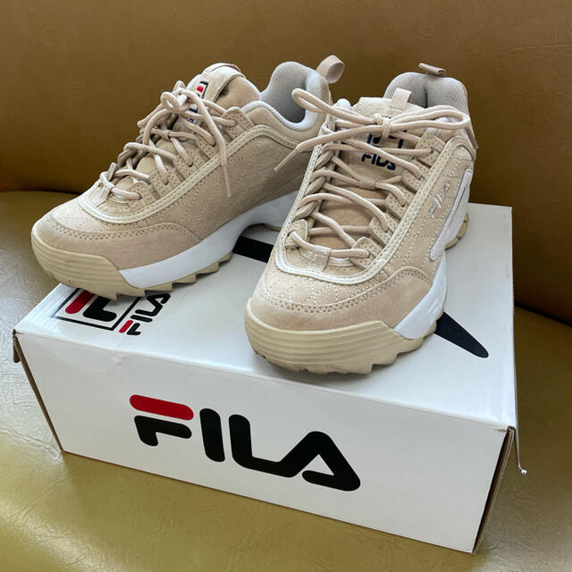 FILA(フィラ)の【送料込】FILA DISRUPTOR 2 QULT 25cm  美品 レディースの靴/シューズ(スニーカー)の商品写真