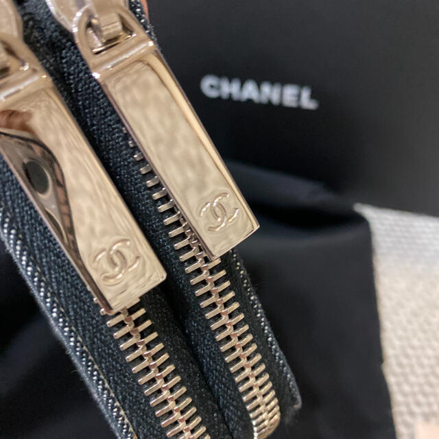 CHANEL(シャネル)の新品 激レア 希少 シャネル ダブルファスナー ウォレット 財布 レディースのファッション小物(財布)の商品写真