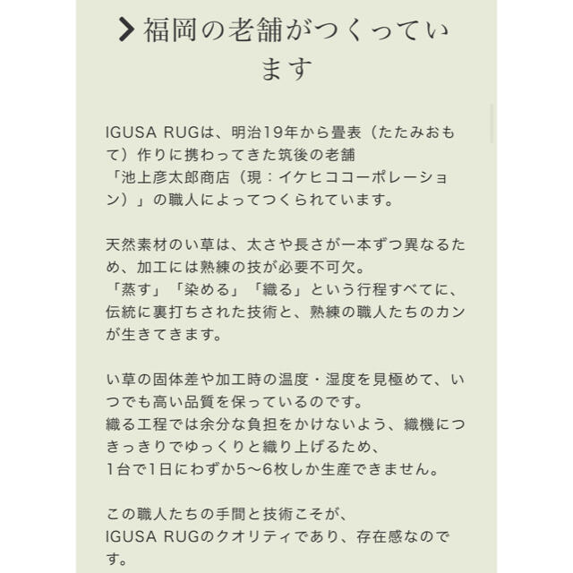 池上彦太郎商店×basshu IGUSA RUG い草ラグ 3