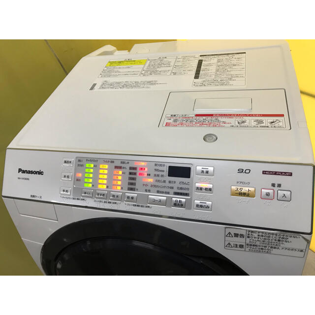 Panasonic(パナソニック)のPanasonic ドラム式洗濯機 NA-VX3600L 2016年製 9kg スマホ/家電/カメラの生活家電(洗濯機)の商品写真