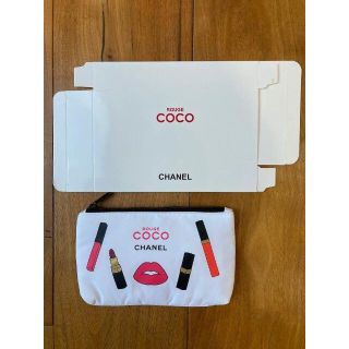 シャネル(CHANEL)のココ　シャネル　ポーチ　ＣＯＣＯ　ＣＨＡＮＥＬ　ノベルティ　非売品　未使用(ポーチ)