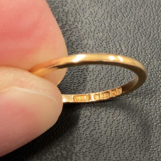 アンティークGold Ring 22金 Birmingham 1922年 レディースのアクセサリー(リング(指輪))の商品写真