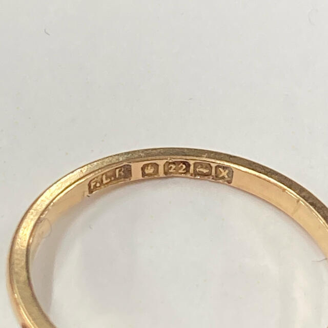 アンティークGold Ring 22金 Birmingham 1922年 レディースのアクセサリー(リング(指輪))の商品写真