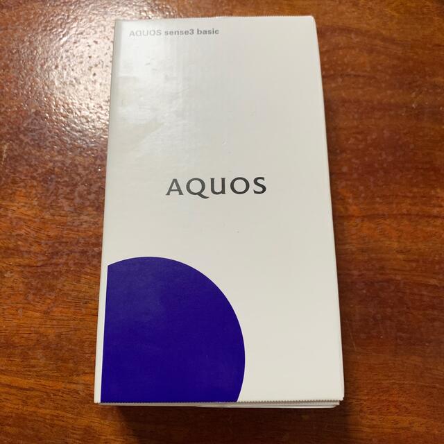 AQUOS(アクオス)のSHARP AQUOS sense3 basic スマホ/家電/カメラのスマートフォン/携帯電話(スマートフォン本体)の商品写真