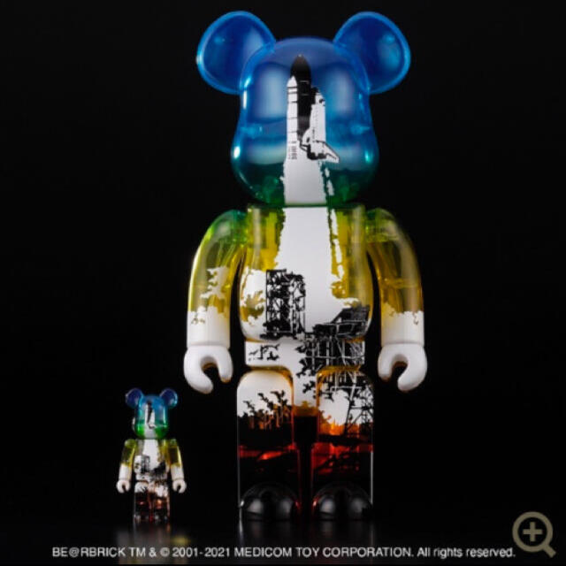 SPACE SHUTTLE BE@RBRICK LAUNCH 100&400%