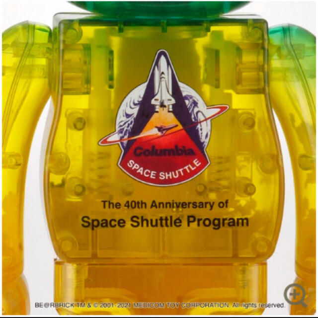 MEDICOM TOY(メディコムトイ)のSPACE SHUTTLE BE@RBRICK LAUNCH 100&400% エンタメ/ホビーのフィギュア(その他)の商品写真