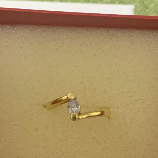 期間限定お値下げ　K18ダイヤリング　0.26ct(リング(指輪))