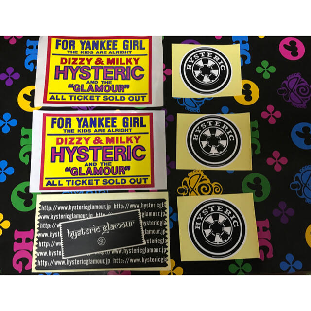 HYSTERIC GLAMOUR(ヒステリックグラマー)のヒスグラ 新品  ステッカーシール  6枚 レディースのファッション小物(その他)の商品写真