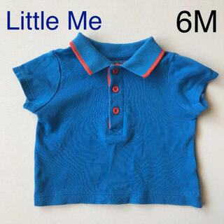 リトルミー(Little Me)のLittle Me ブルー　コットン　ストレッチシャツ　リトルミー　アメリカ(Ｔシャツ)
