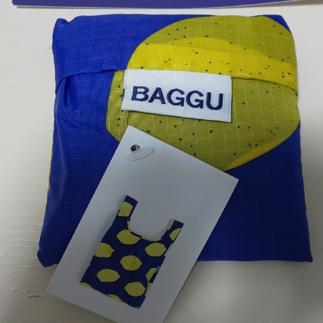 BAGGU レモン柄　baby レディースのバッグ(エコバッグ)の商品写真